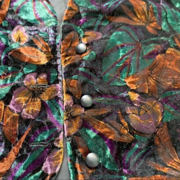 𝅺Vintage | Velvet Velour Dress Vest - Picture 6 of 8